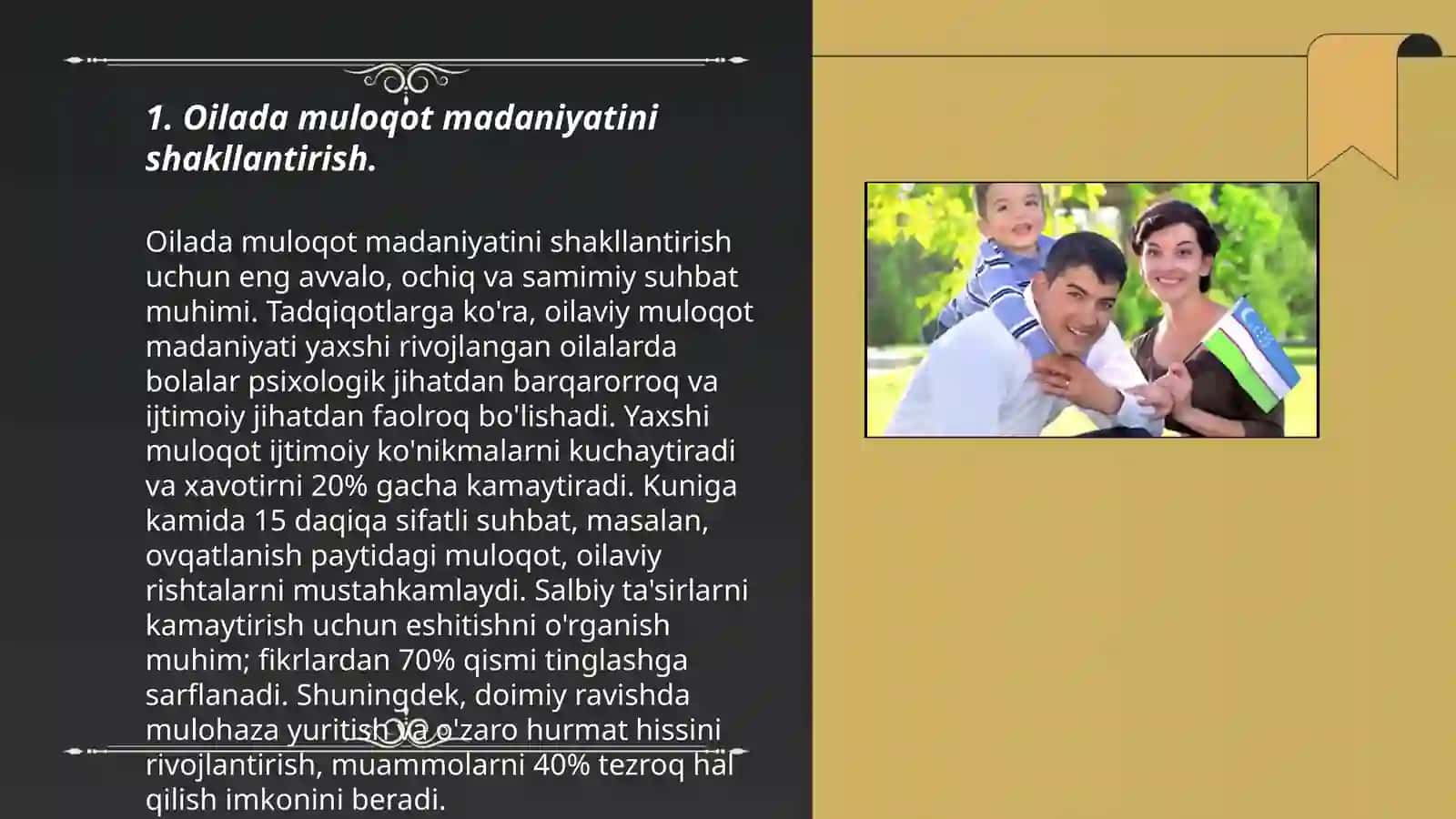 Oilada muloqot madaniyatini shakllantirish 3
