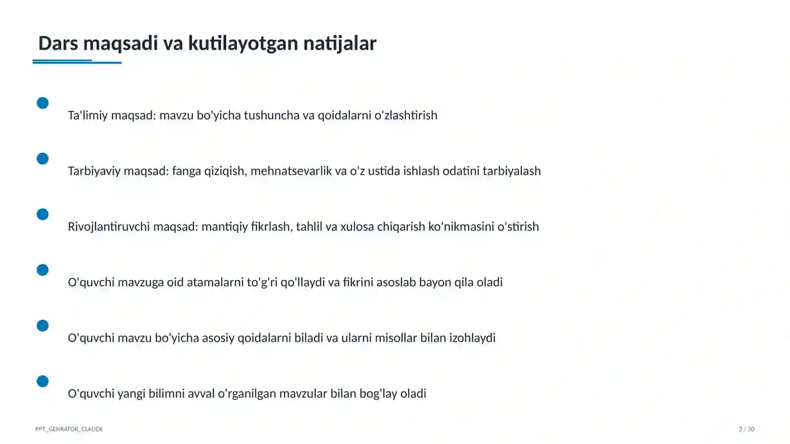 Rus tilida yil fasllari va ob-havo (4-sinf) 3