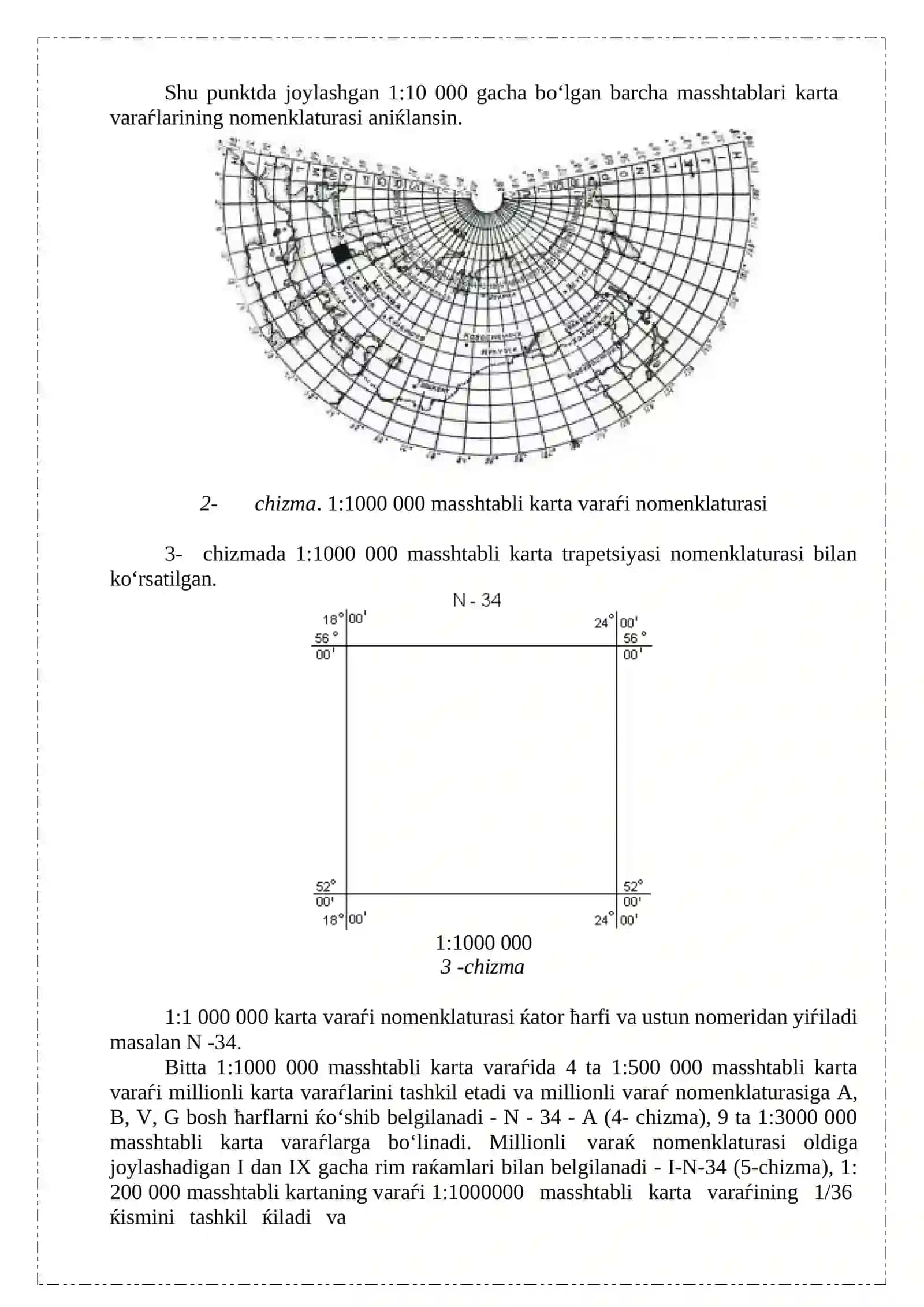 Topografik karta bilan tanishish 3