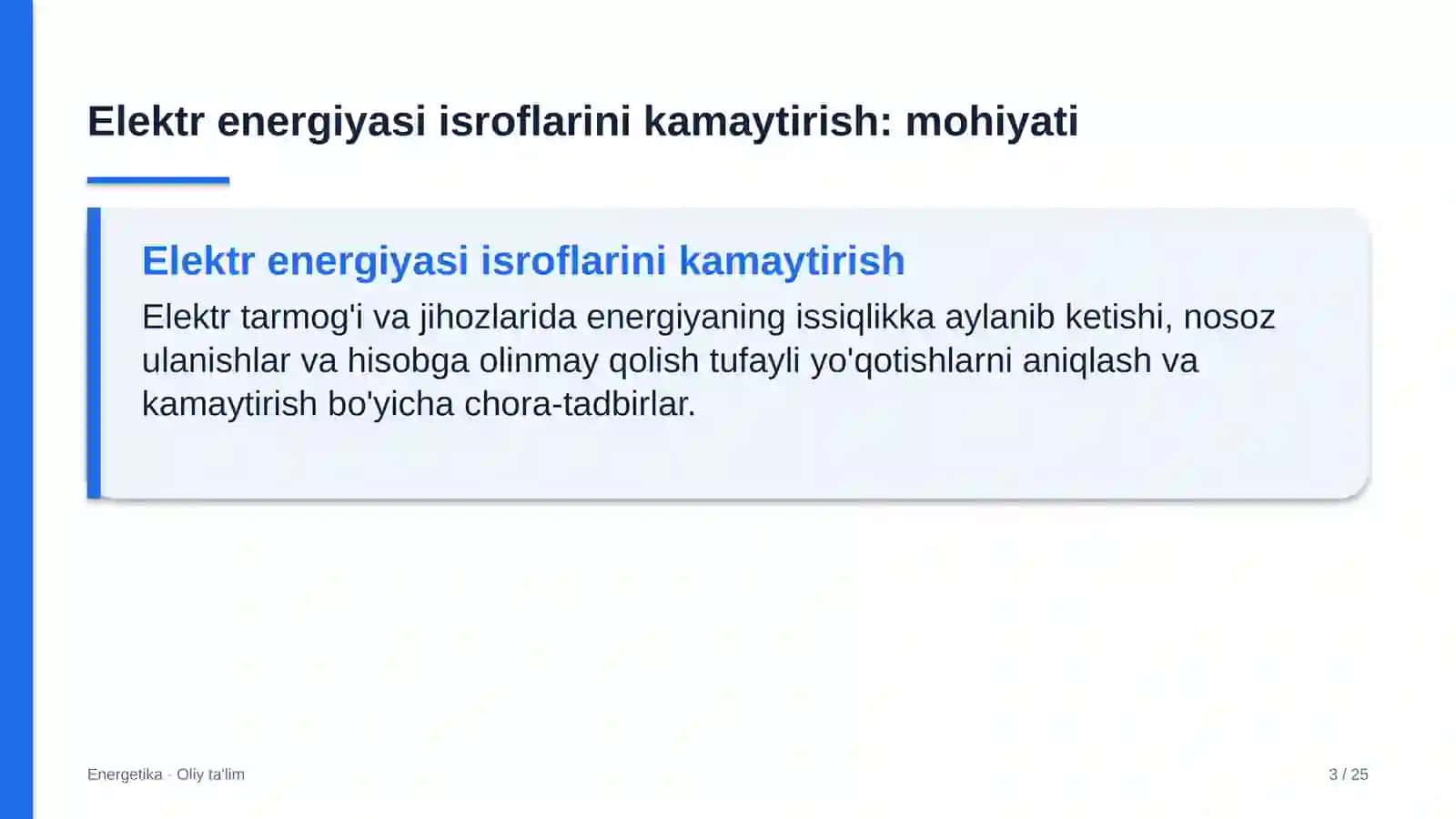 Bioenergetika misolida: mohiyati, bosqichlari, usullari va ko'rsatkichlari 3