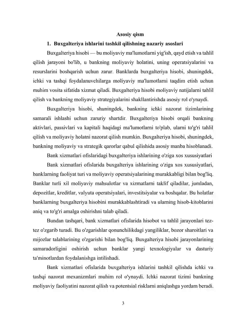 Buxgalteriya ishlarini tashkil qilish asoslari 3