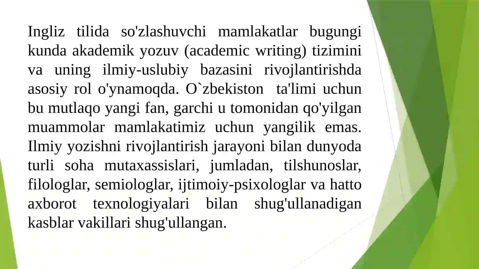 Akademik yozuv tushunchasi 3
