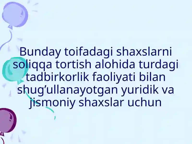 soliq hisobchiqaruvchi faoliyat 3