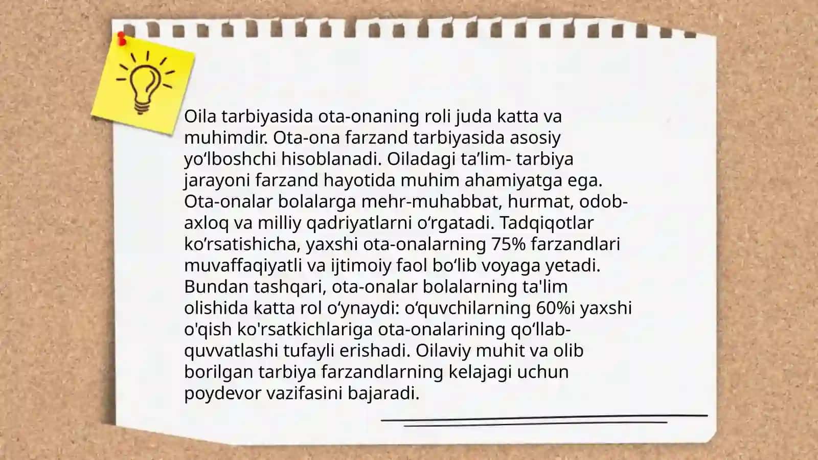 Oila tarbiyasi 3