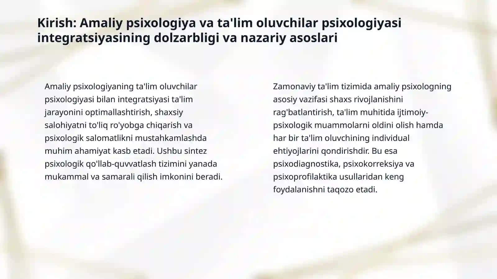 Turli yosh va kategoriyadagi taʼlim oluvchilar bilan amaliy psixologning faoliyati 3