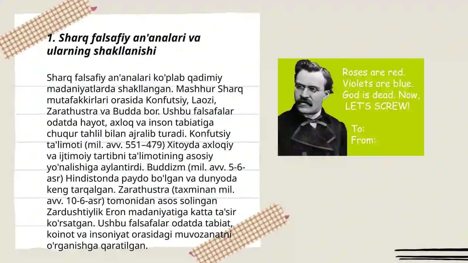Sharq falsafiy an'analari va ularning shakllanishi 3