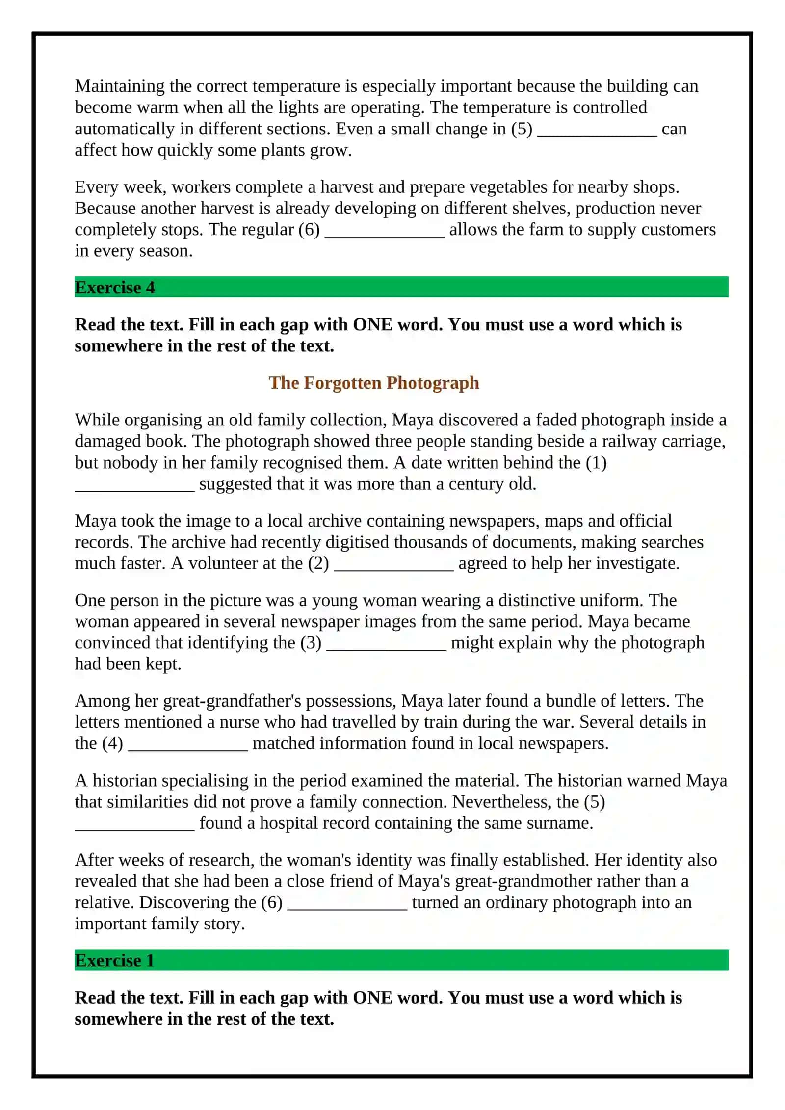 Reading Part1 (Advanced Tests) 3