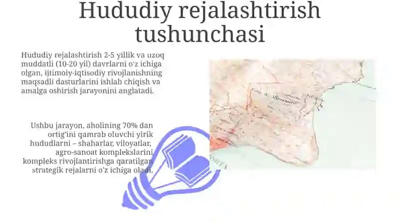 Hududiy rejalashtirish va hududiy rivojlanish 3