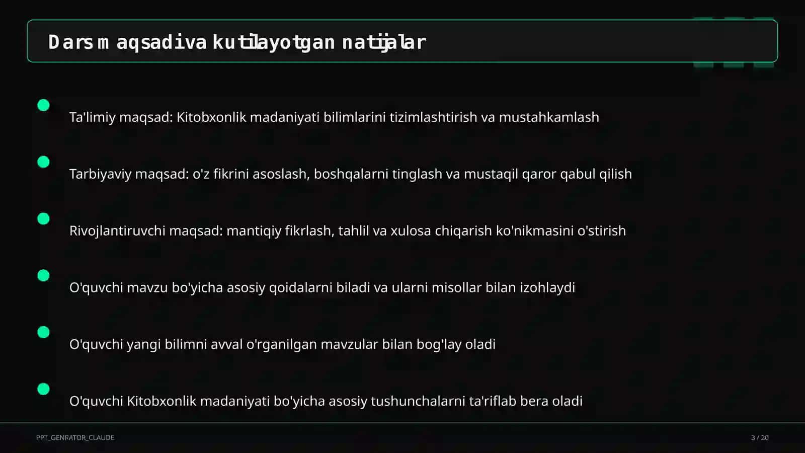 Kitobxonlik madaniyati 3