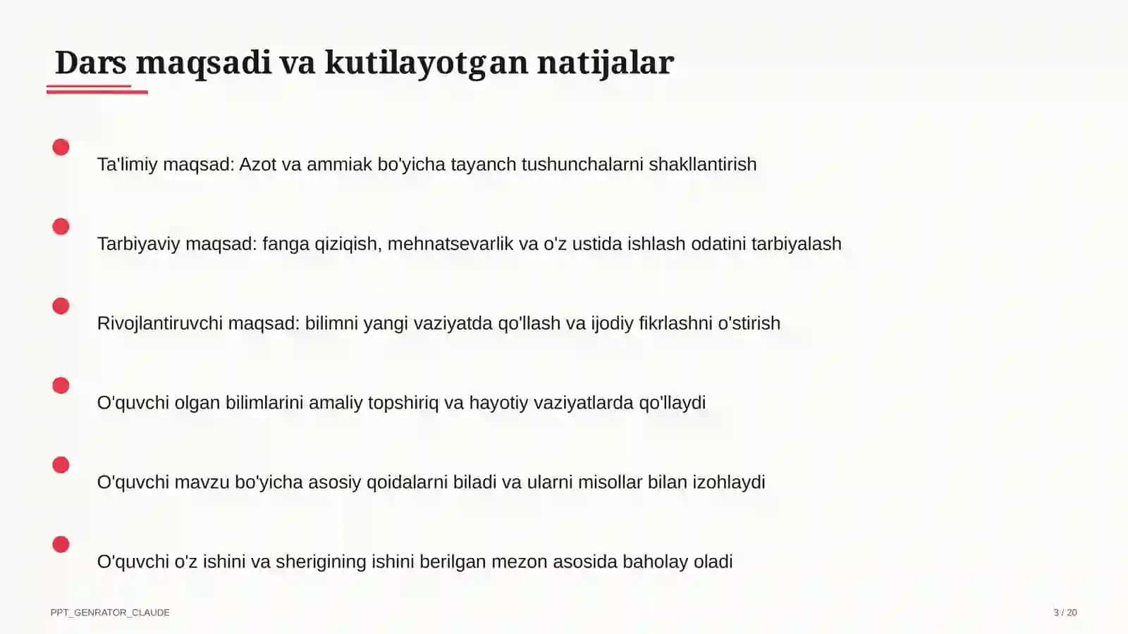 Azot va ammiak (9-sinf) 3
