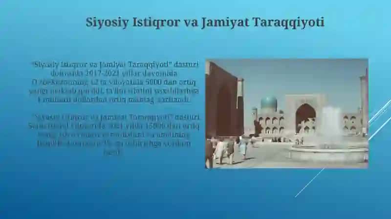 Siyosiy Istiqror va Jamiyat Taraqqiyoti 3