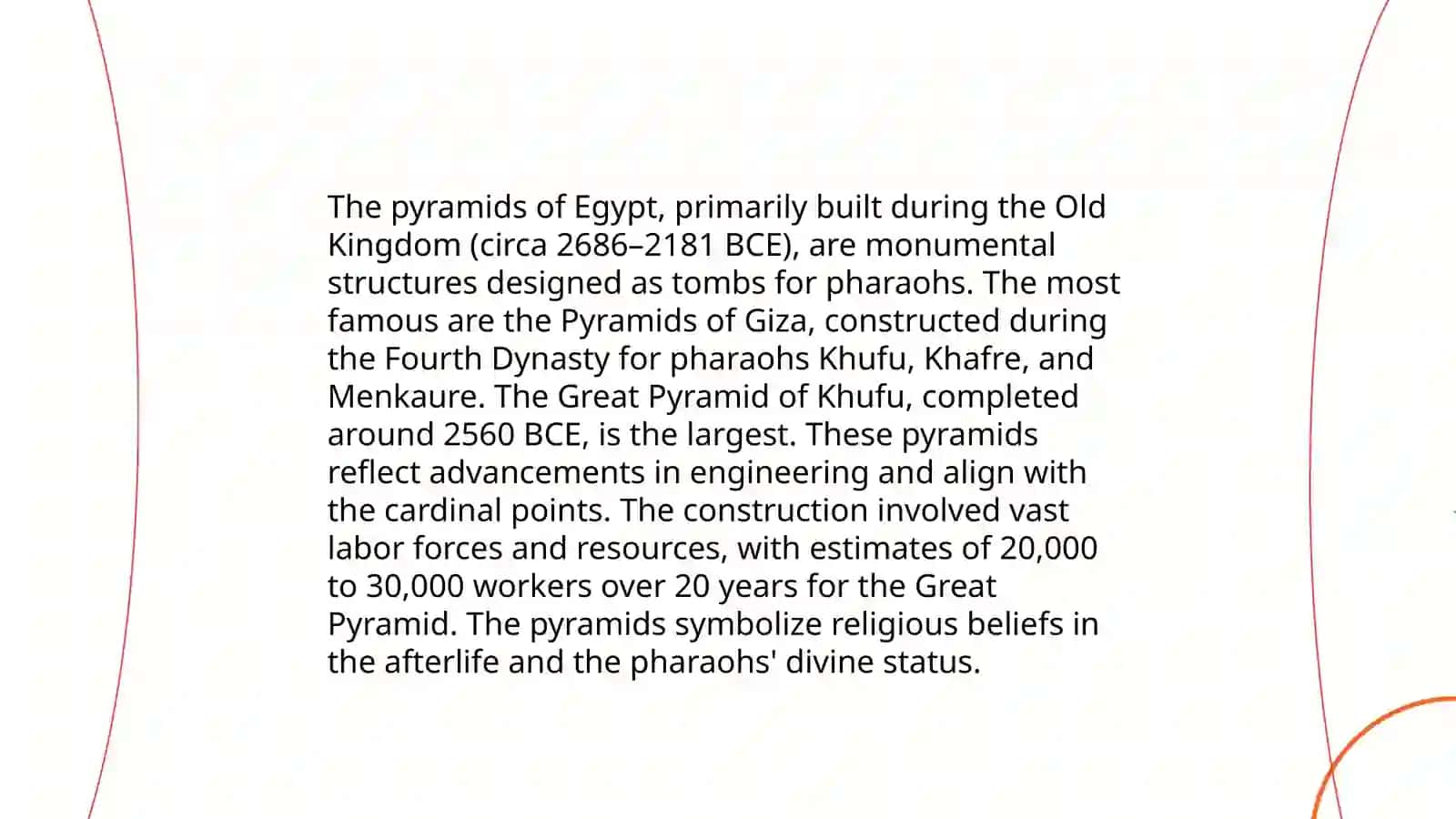 Project description of the pyramids 3