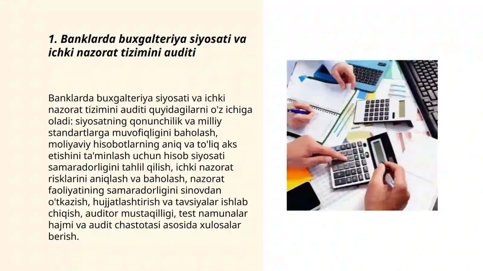 Banklarda buxgalteriya hisobini tashkil etilishi va yuritilishi auditi 3