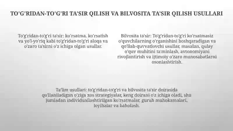 Tarbiyaviy Ishlar Jarayonida Qo‘Llaniliadigan Pedgogik Ta’Sir Etish Usullari 3