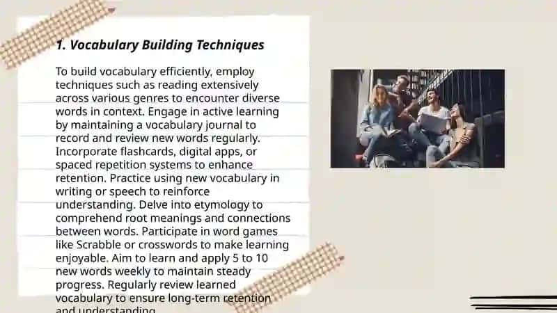 Vocabulary Building Techniques 3