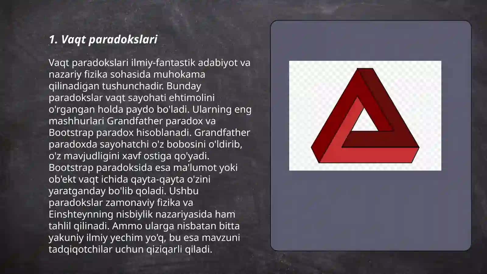 Vaqt paradokslari 3
