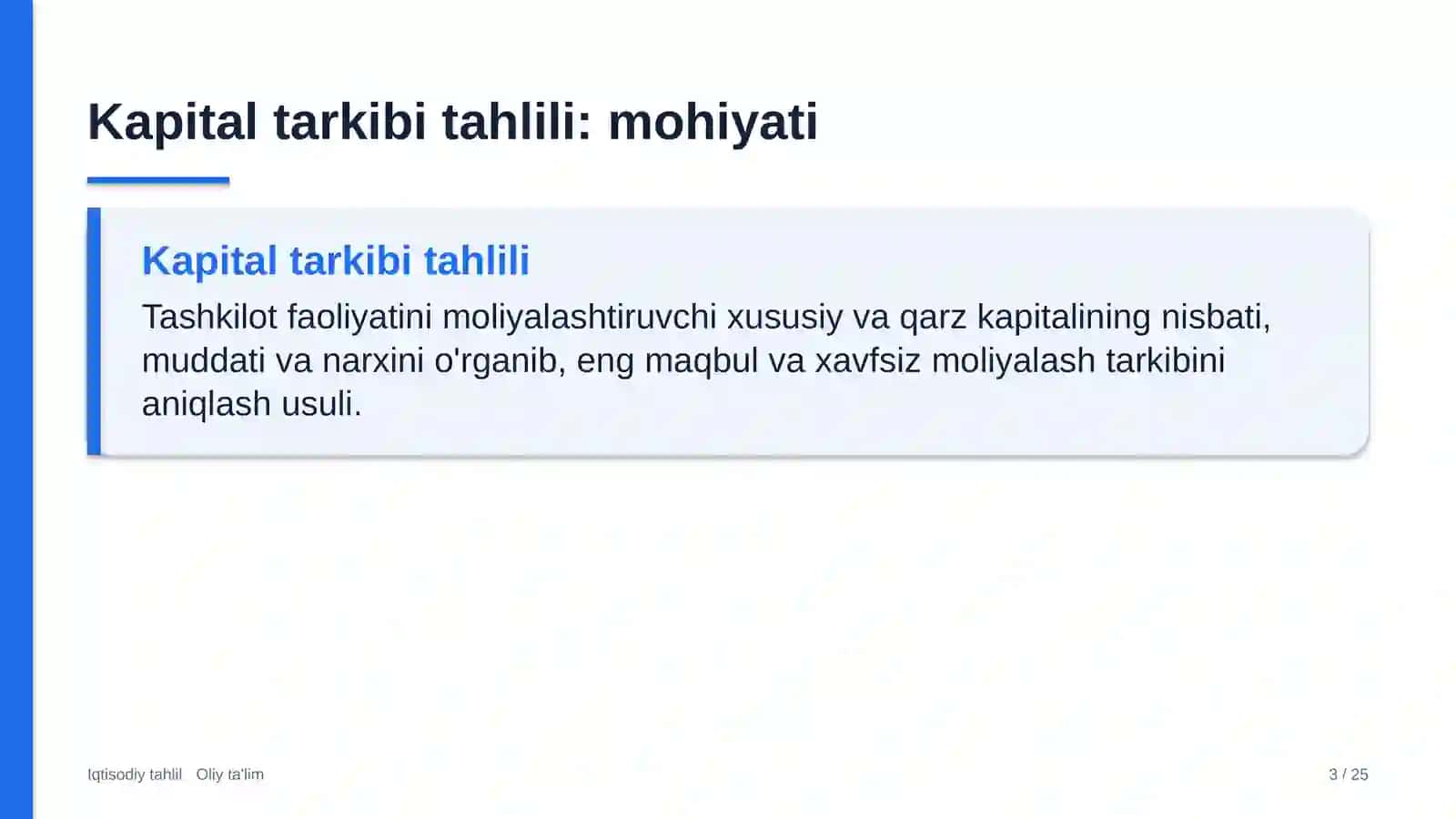 Kosmetologiya klinikalarida kapital tarkibi tahlili 3