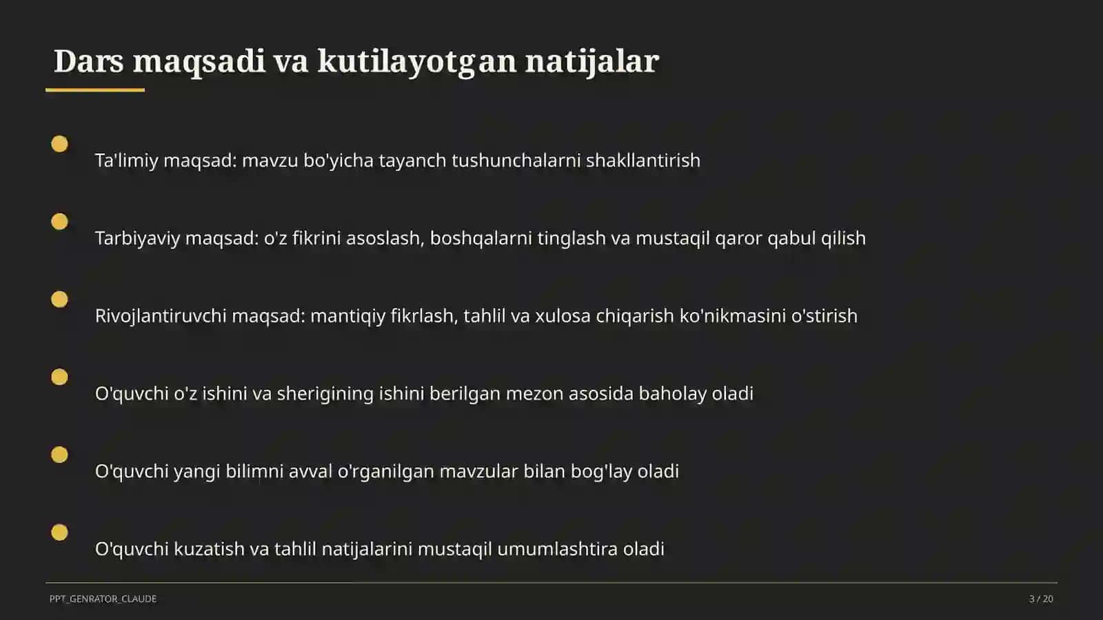Huquq va iqtisodiyot asoslari (9–11) — o'qituvchilar uchun 3