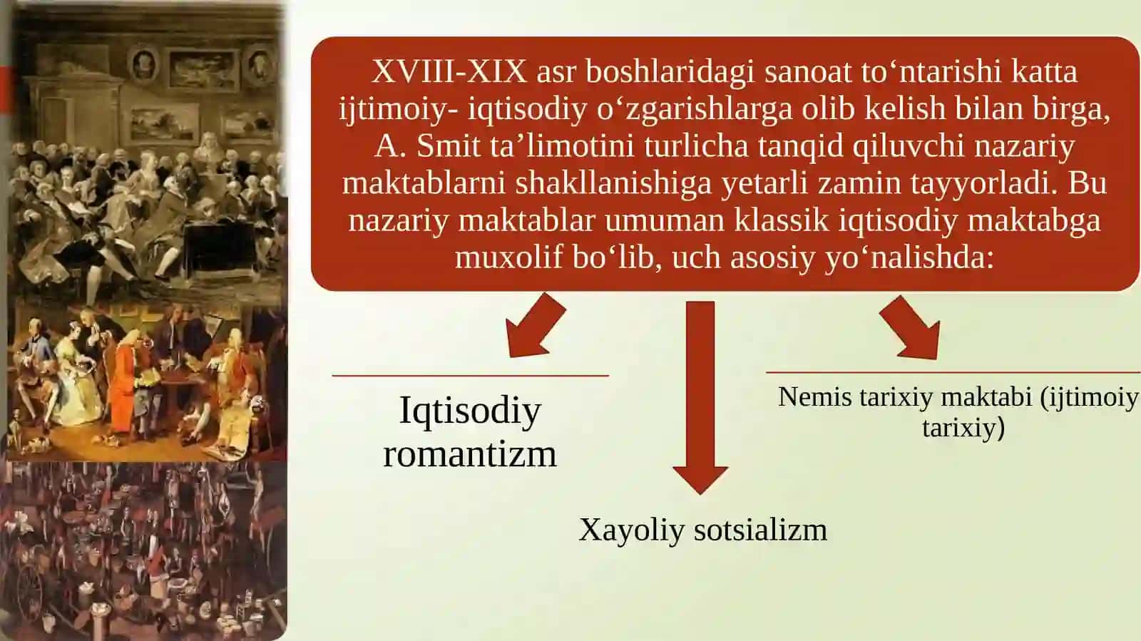 Klassik iqtisodiy maktabga muqobil g’oyalarning mohiyati 3