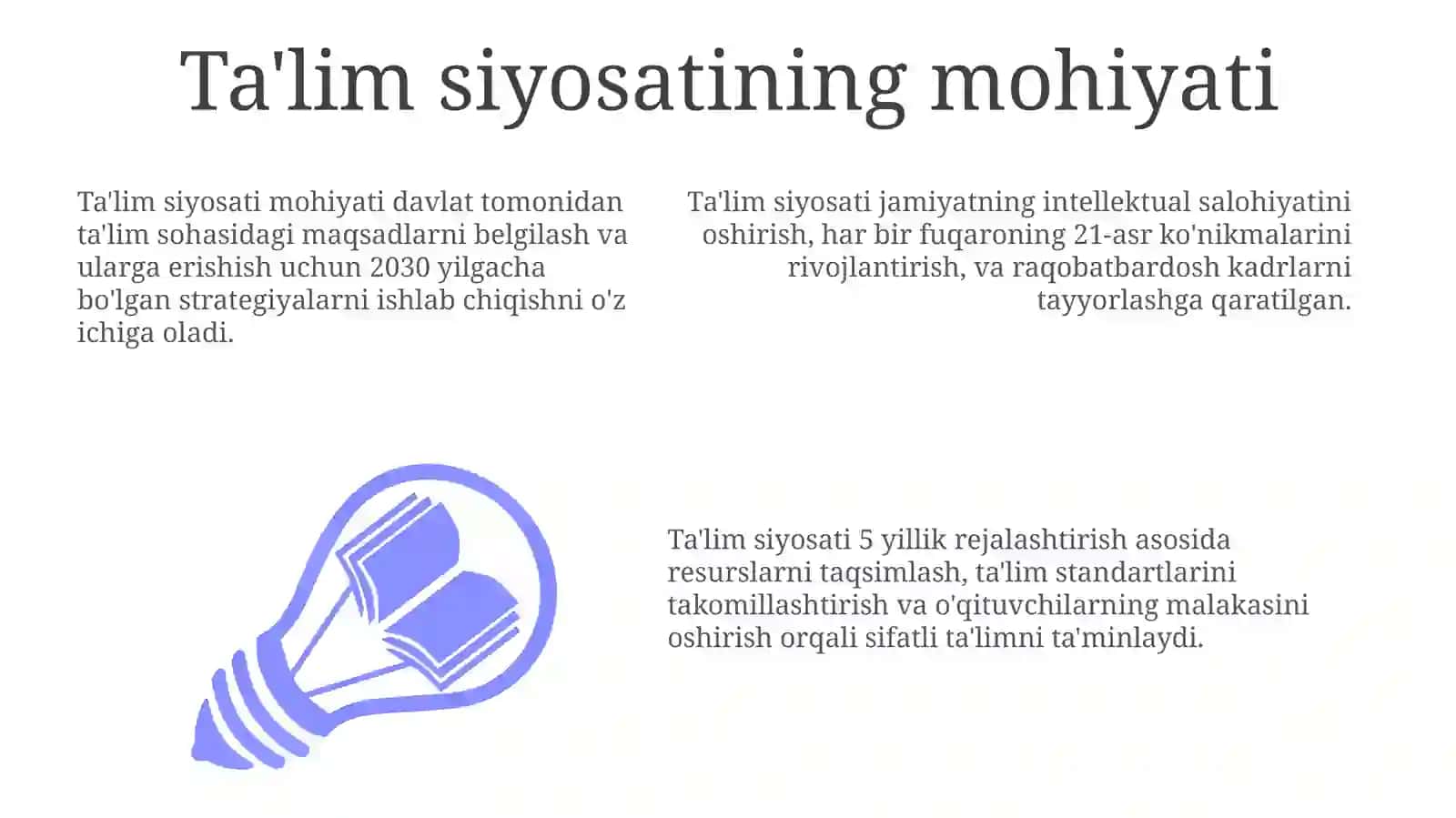 Talim siyosati 3