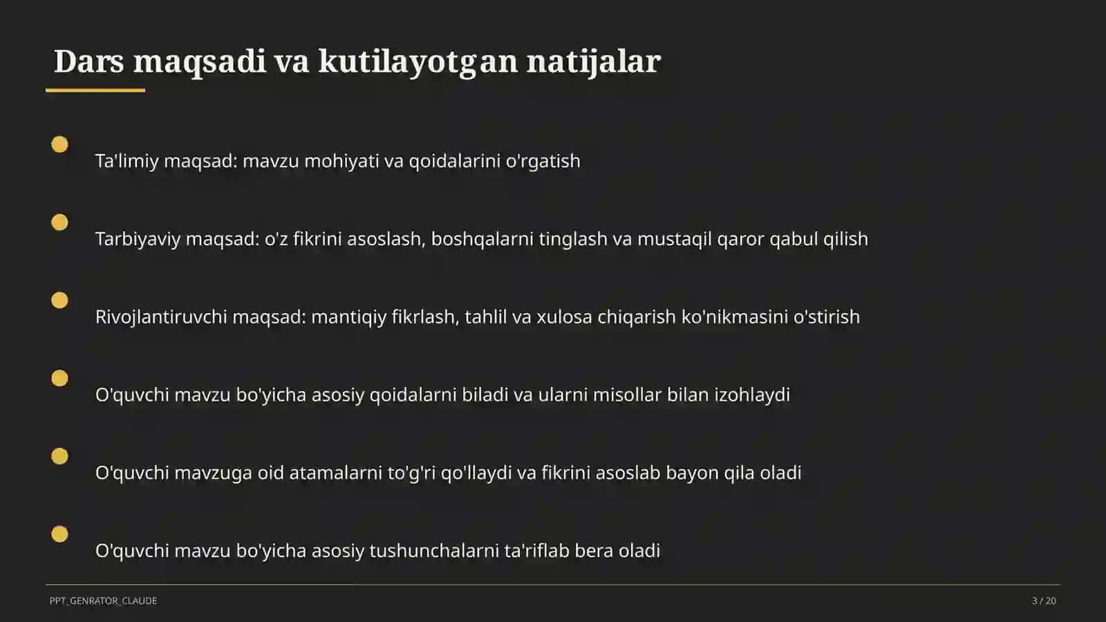 Dolzarb mavzular — maktab va o'qituvchilar 3