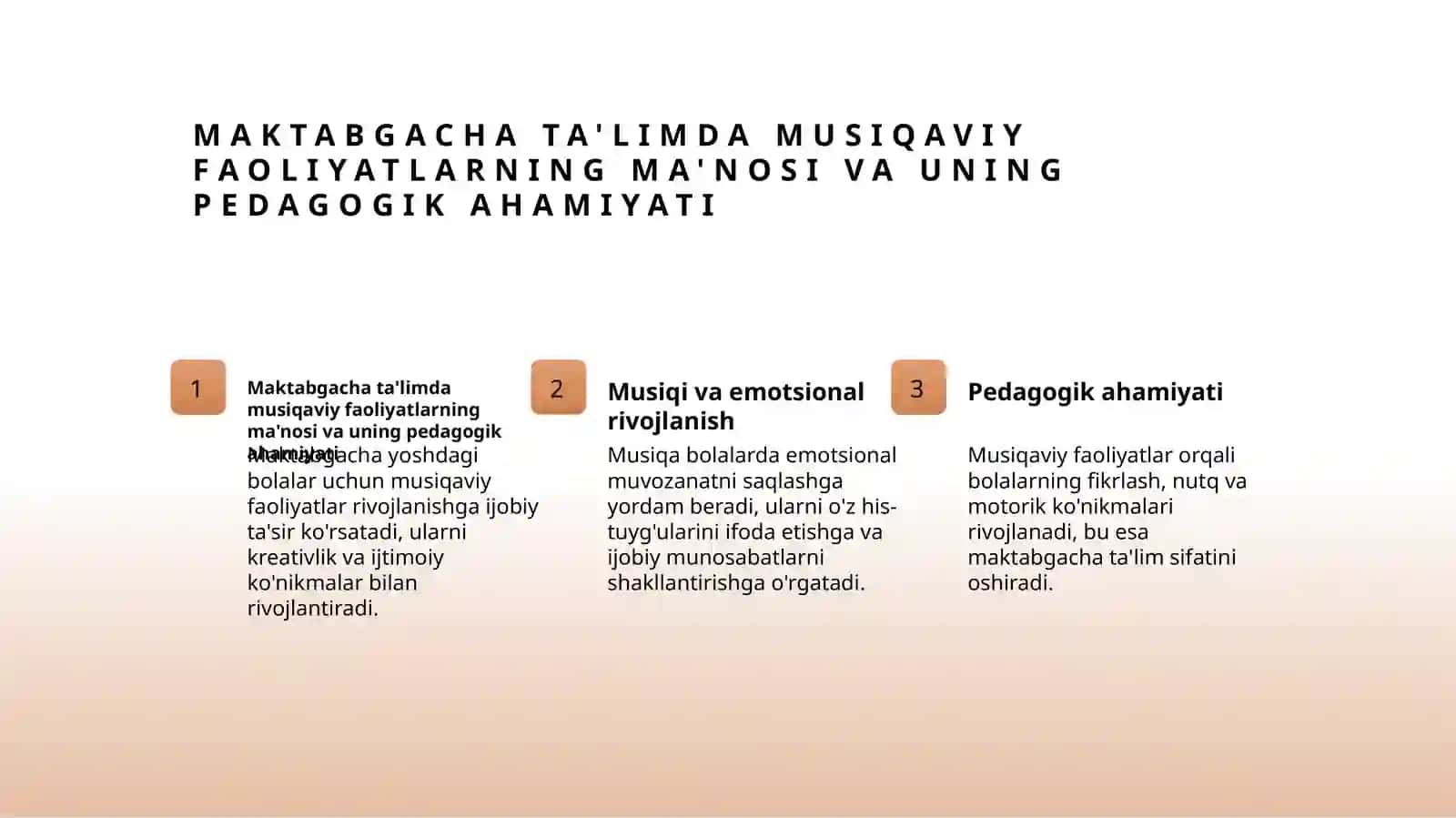 Maktabgacha   taʼlim  tashkilotlarida   musiqaviy  faoliyatning  mazmuni 3