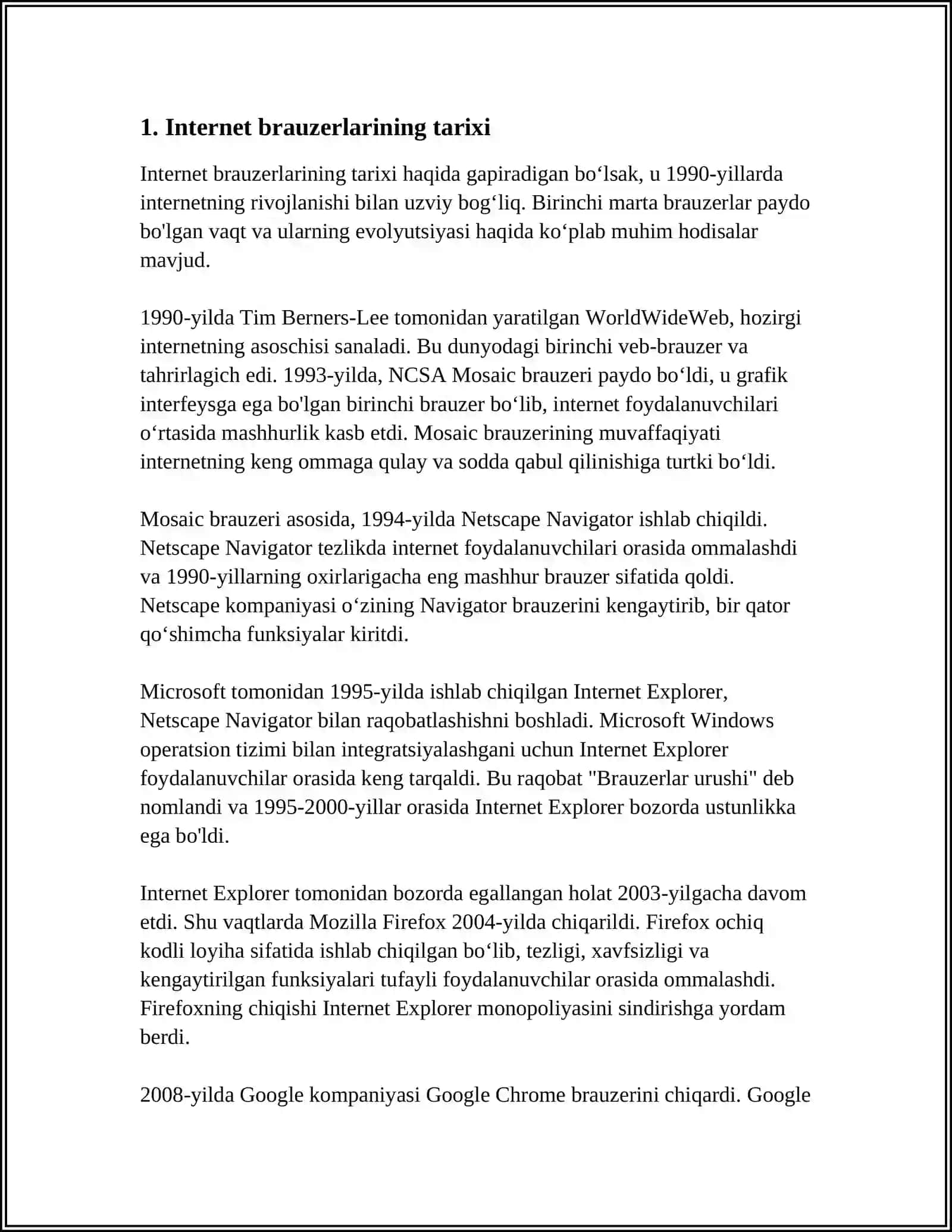 INTERNET BRAUZERLARI 3