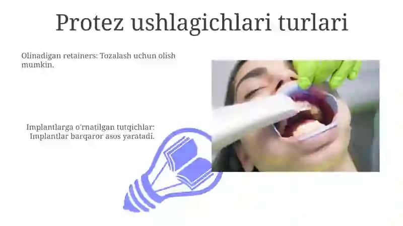 Protez Ushlash Turlari 3