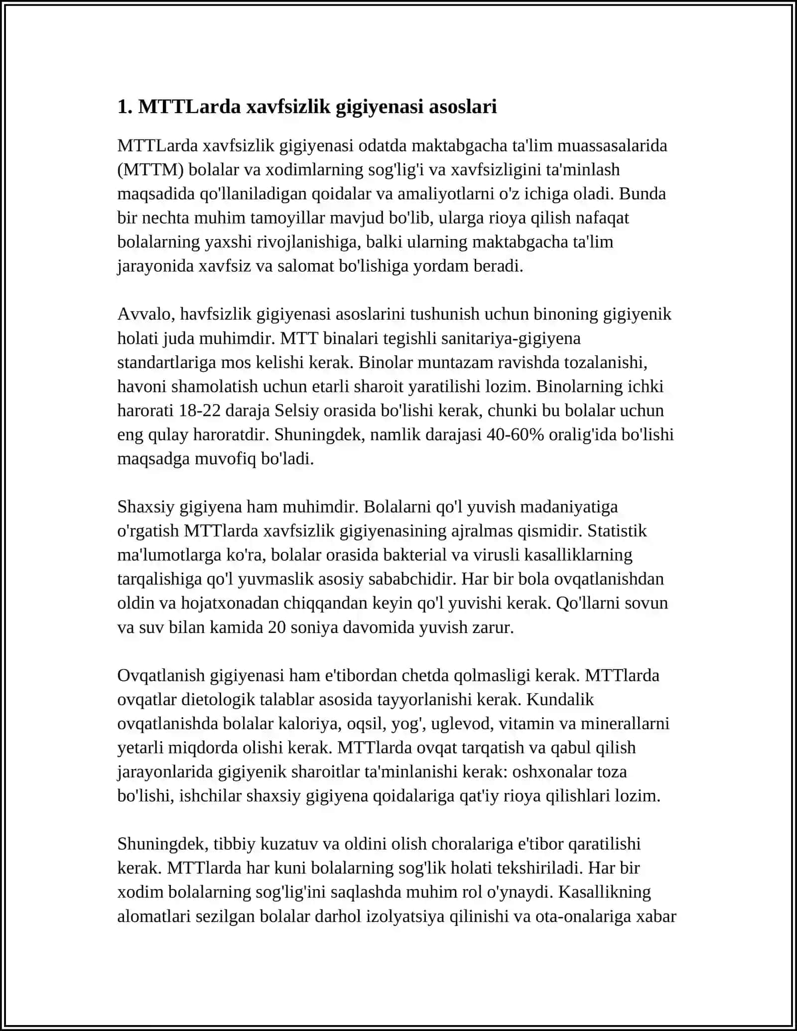 MTTLARDAN XAFTSIZLIK GIGIYENASI VA JISMONIY TARBIYA VOSITALARI 3