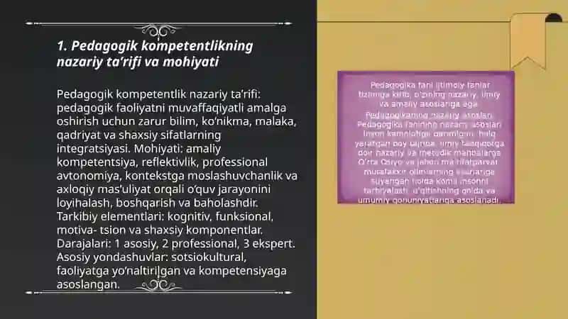 Pedagogik kompetentlikning nazariy metodologik asoslari 3