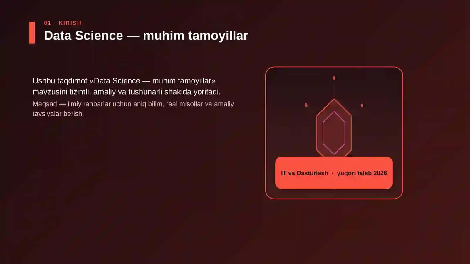 Data Science — muhim tamoyillar 3