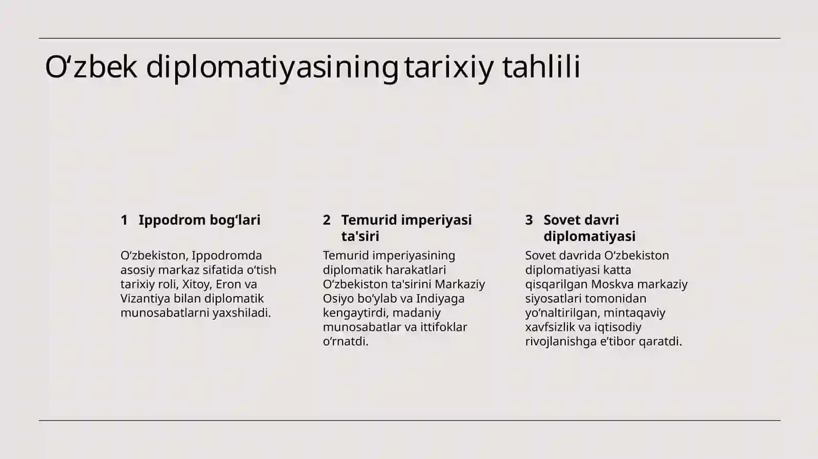 Yangi tashqi siyosat 3