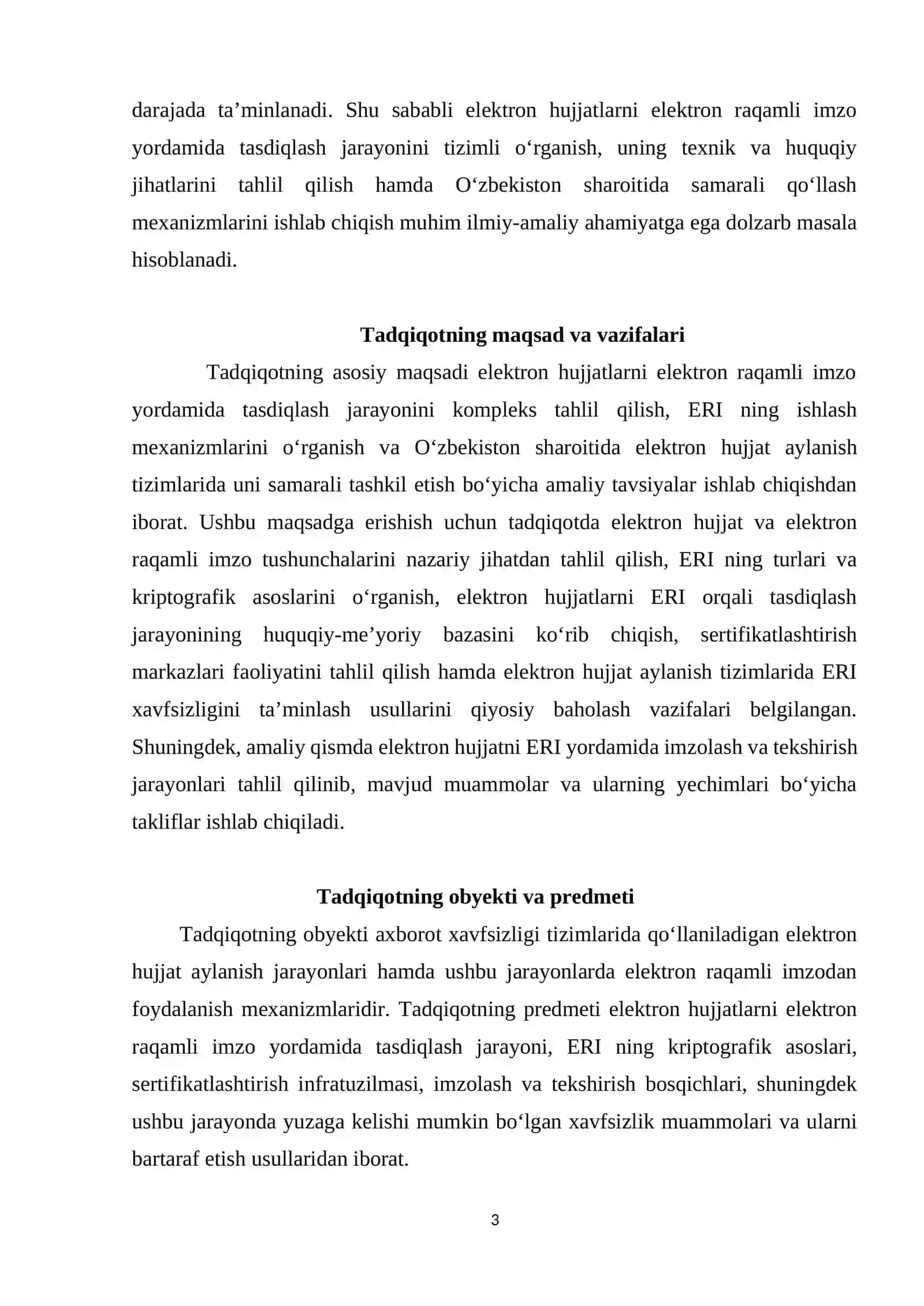 ELEKTRON HUJJATLARNI ELEKTRON RAQAMLI IMZO YORDAMIDA TASDIQLASH JARAYONINI TASHKIL ETISH 3