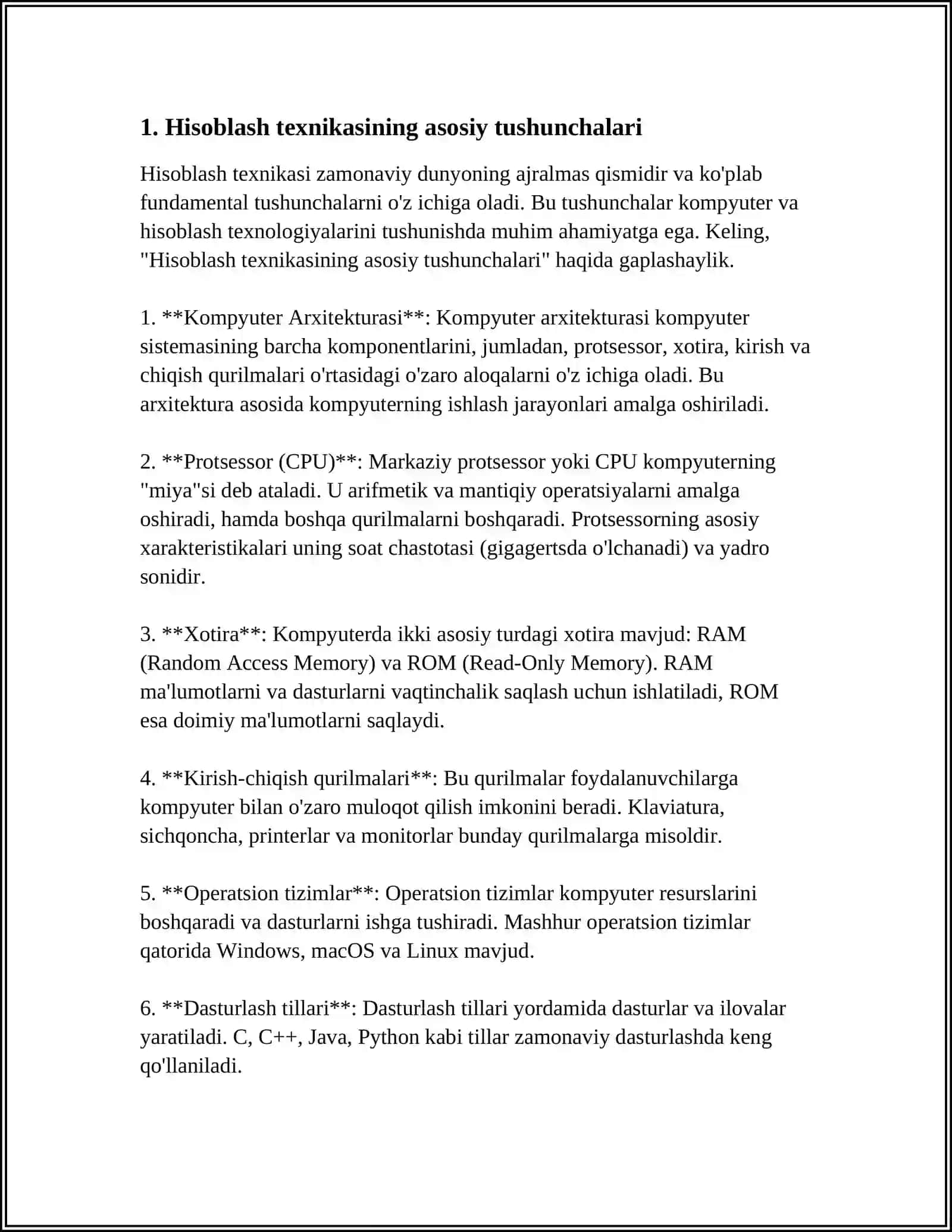 Hisoblash texnikasi 3
