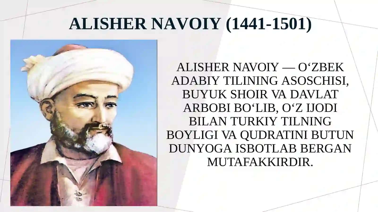 Alisher Navoiy 3