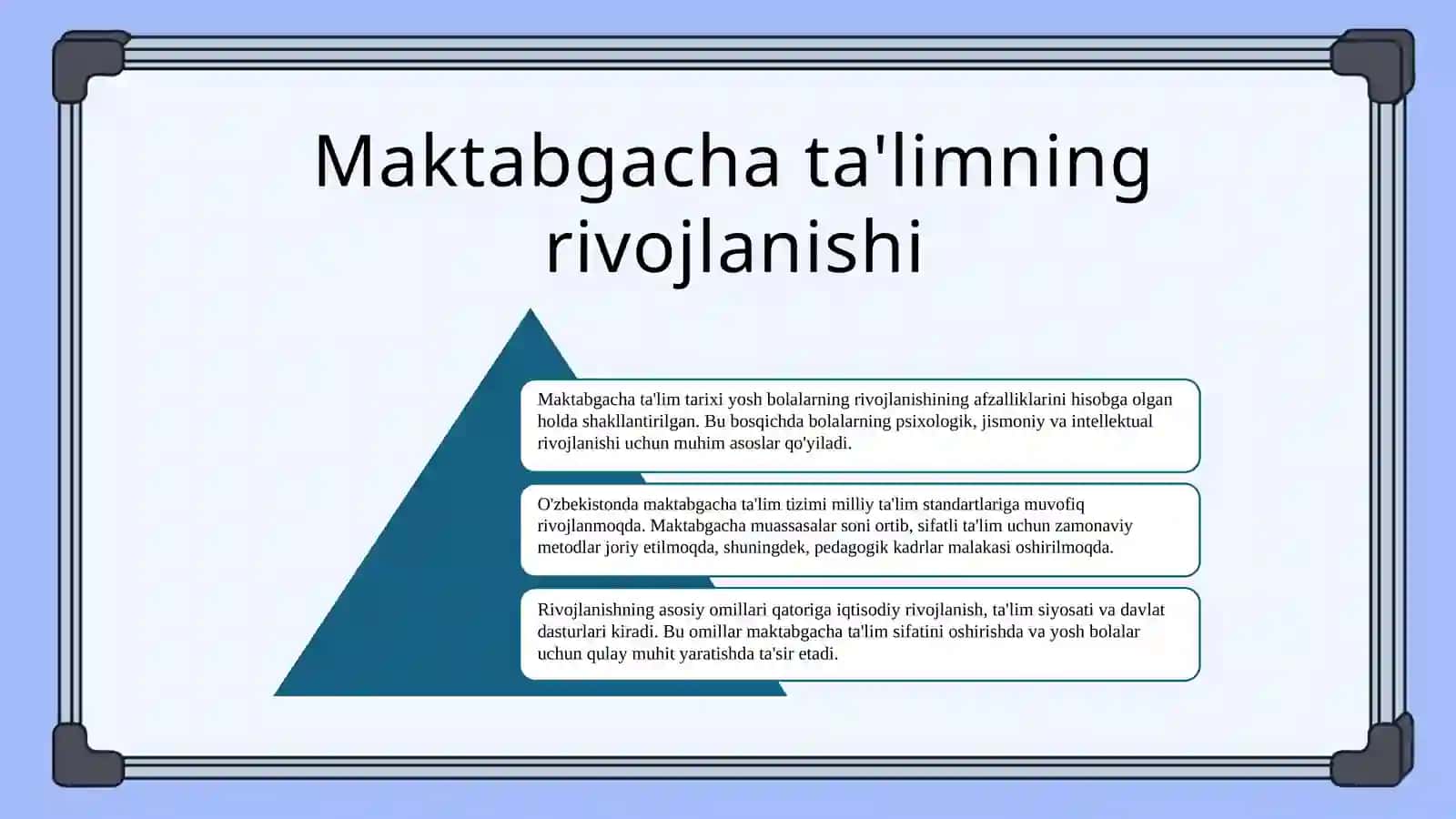 Maktabgacha ta'limni va ta'lim tizimida tutgan oʻrni 3
