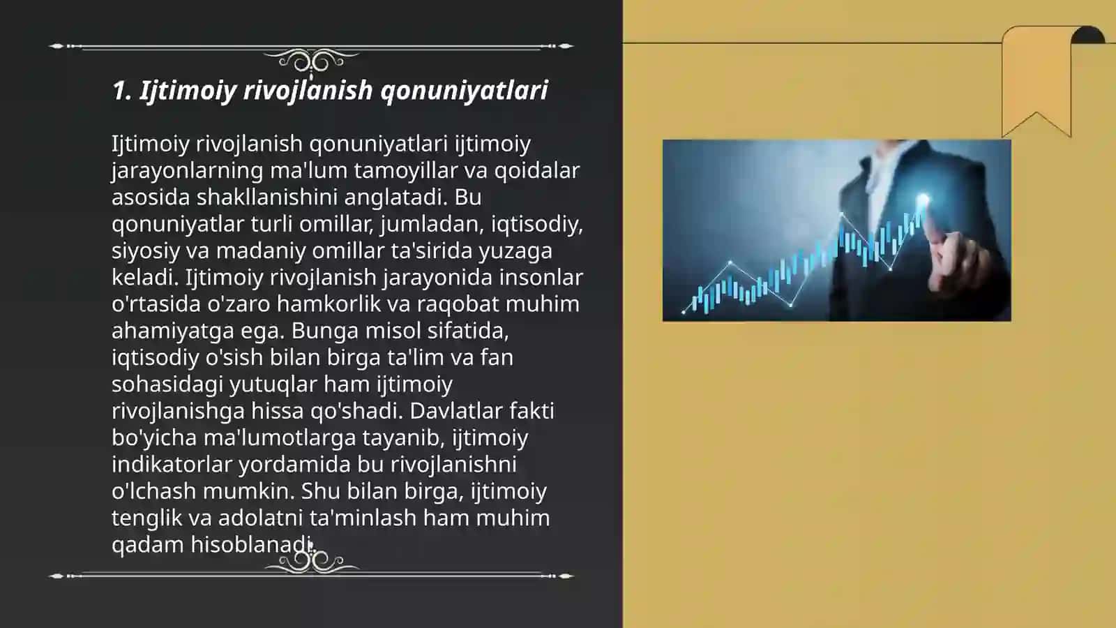 Ijtimoiy rivojlanish qonuniyatlari 3