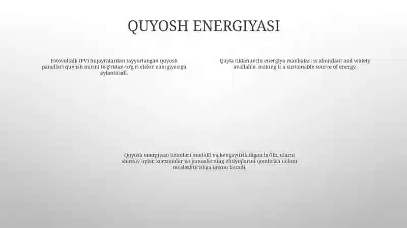 Qayta Tiklanuvchi Energiya Manbalari 3