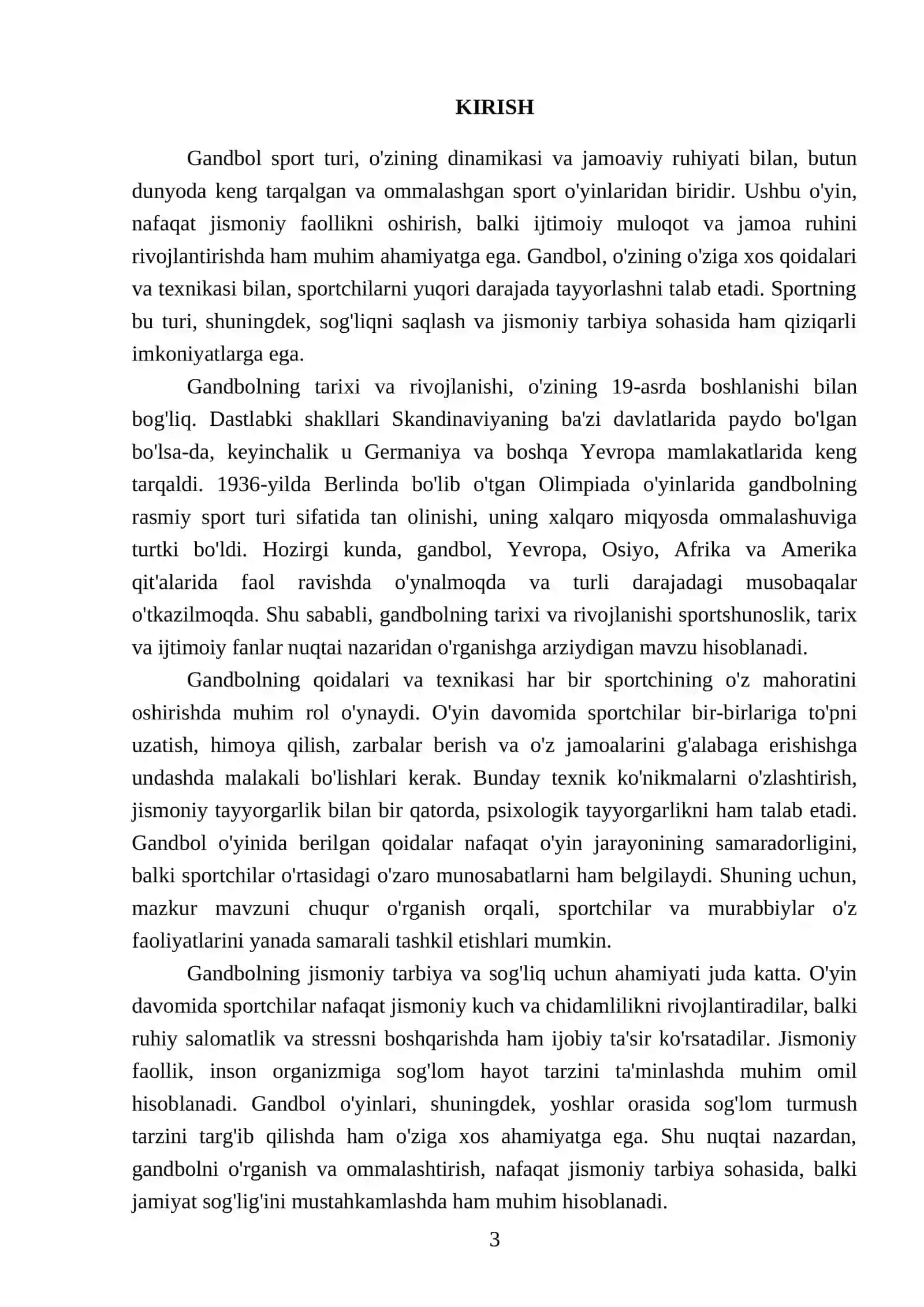 Gandbol REFERATI 3