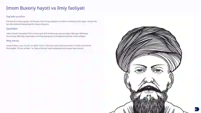 Imom al-Buxoriy va Imom   Termiziy  Hadis ilmiga qoʻshgan xissalari 3