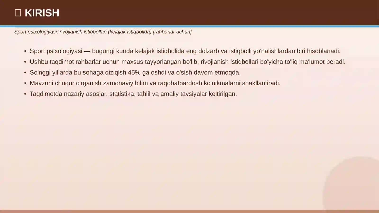 Sport psixologiyasi: rivojlanish istiqbollari (kelajak istiqbolida) [rahbarlar uchun] 3