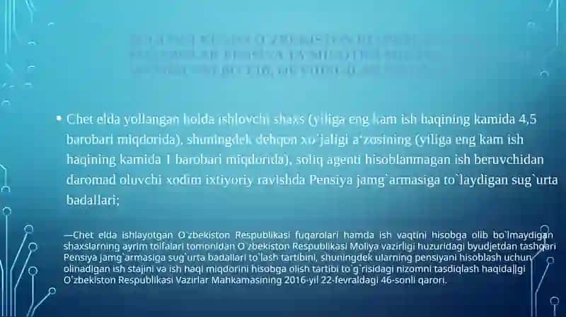 Pensiya ta'minotining moliyaviy manbalari 3