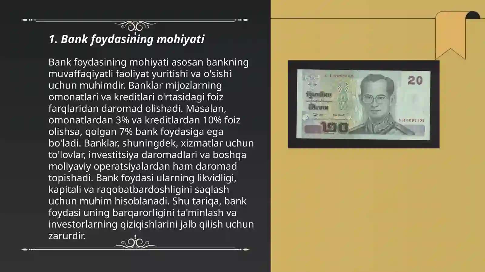 Bank foydasi va uning hisobini yuritish 3