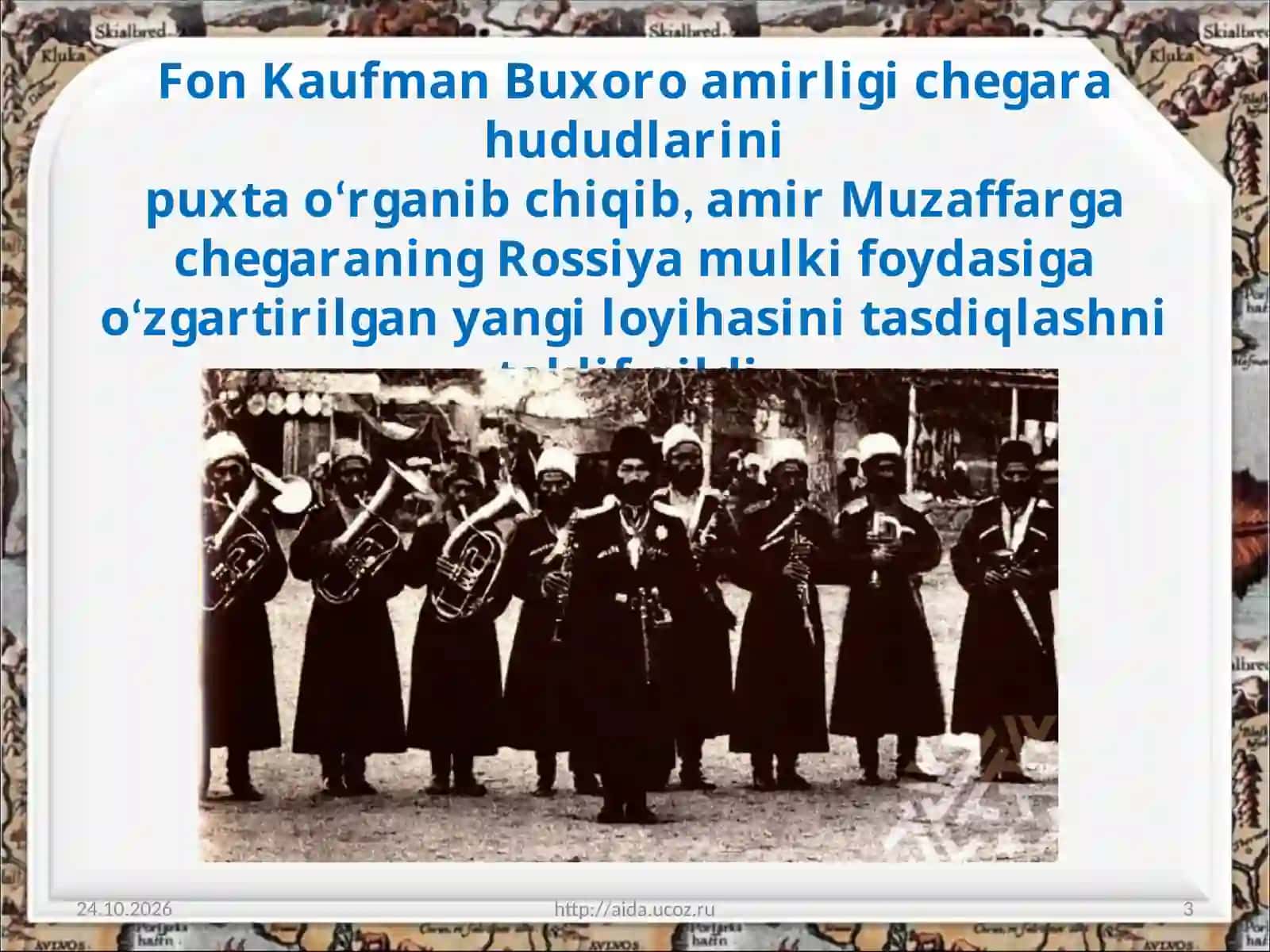 Buxoro amirligi ustidan Rossiya imperiyasi protektoratining o‘rnatilishi 3