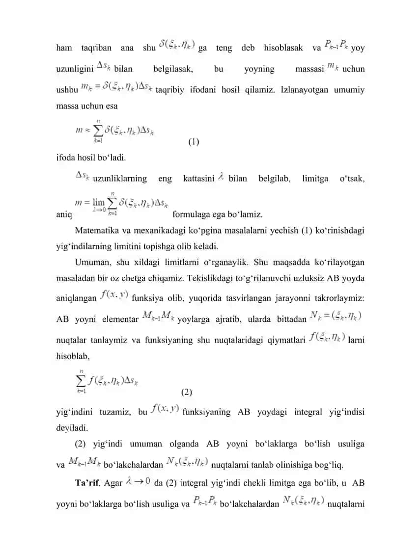 Chiziq tushunchasi. Chiziq tenglamalari. Chiziqning urinmasi va normal tekislik 3