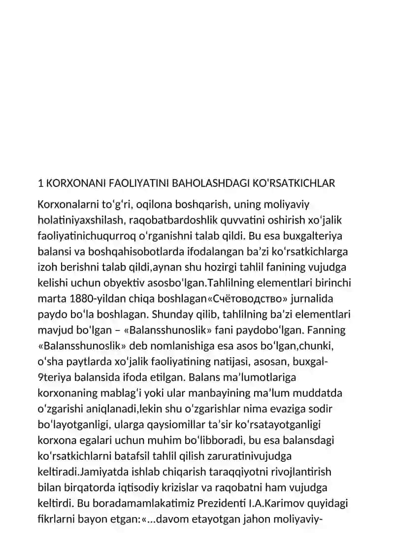 FAOLIYATNI BAHOLASHDA MOLIYAVIY VA NOMOLIYAVIY KO'RSATKICHLAR 3