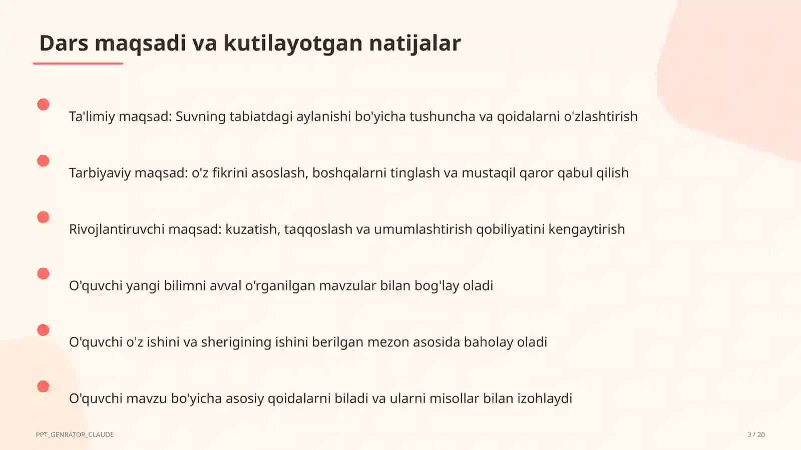 Suvning tabiatdagi aylanishi (2-sinf) 3
