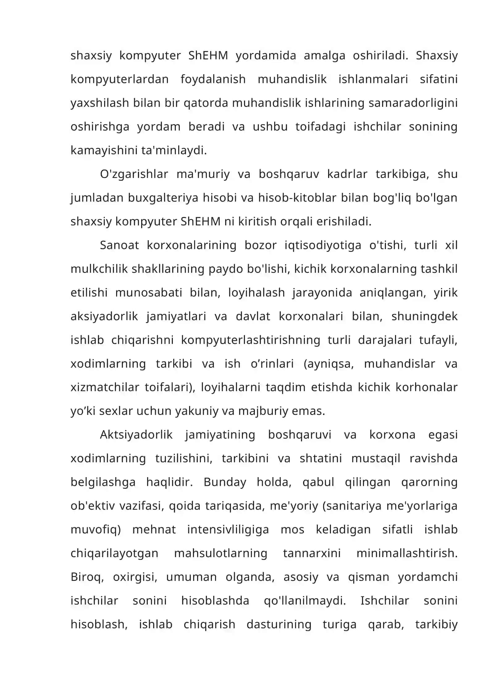 MEXANIK YIG’UV SEXINING ISHCHILAR TARKIBINI VA ULARNI SONINI ANIQLASH 3