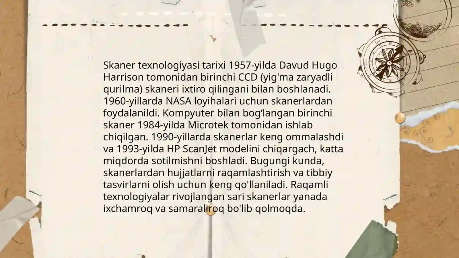 Skaner texnologiyasi tarixi 3