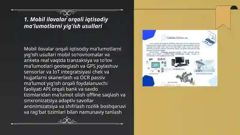 Mobil ilovalar orqali iqtisodiy ma'lumotlarni yig'ish usullari 3